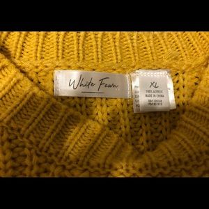 Tilly’s Youth XL - Gold Yellow knit sweater